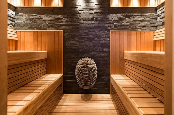 Sauna with Stone